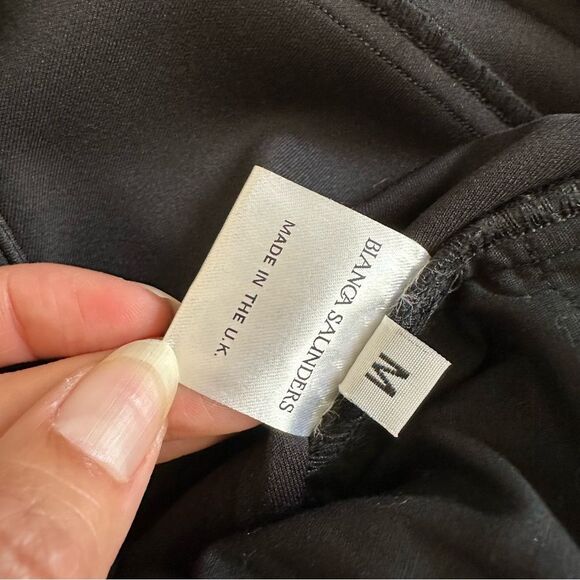 Bianca Saunders Men’s Black Skinny Trousers Size Medium - Picture 10 of 11